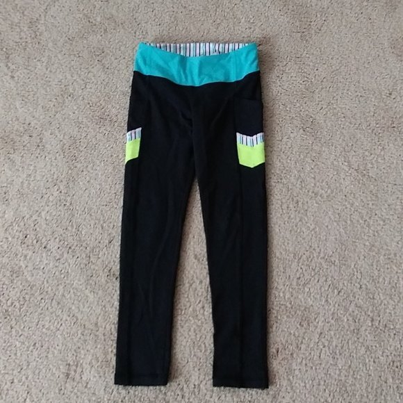 Ivivva Leggings Black, Size 6 - Picture 1 of 4
